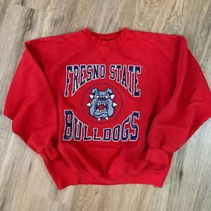 Vintage 1990s Fresno State Bulldogs Crewneck Sweatshirt